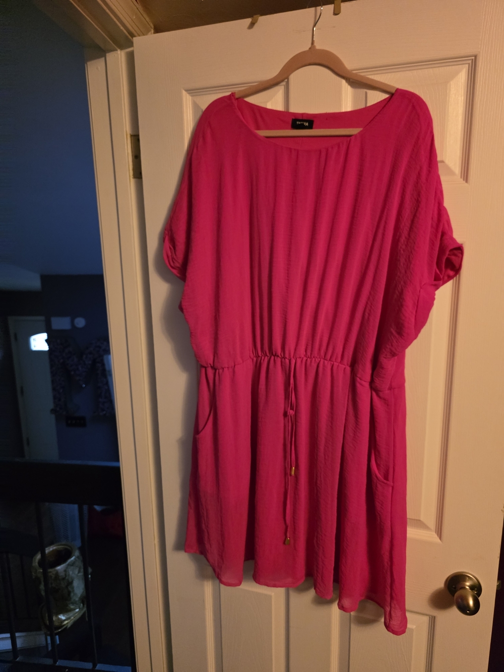Tacera Fuchsia Women's Dress